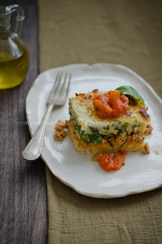 Pastelón de arroz (Rice casserole)