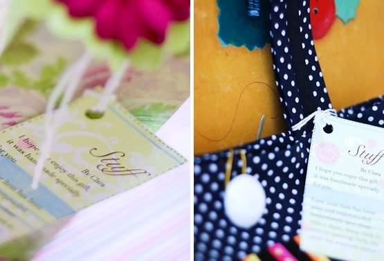 When you make a handmade gift, you want the person to remember that it was made with love. Here are some ideas for finishing handmade gifts and tags.