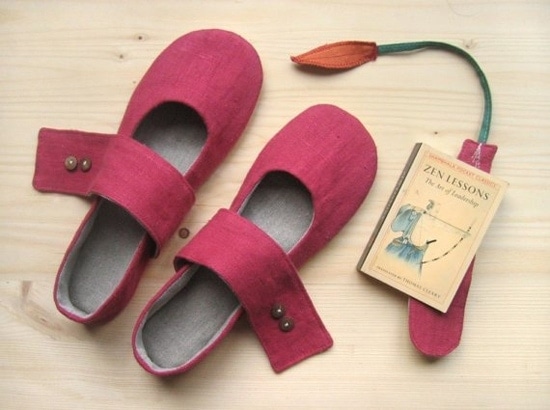 Sewing fabric shoes