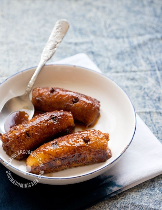 Plátanos al Caldero (Caramelized Ripe Plantains). A dish that will make you weak in the knees.