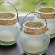 Cute lamps made from marmalade jars (how to)