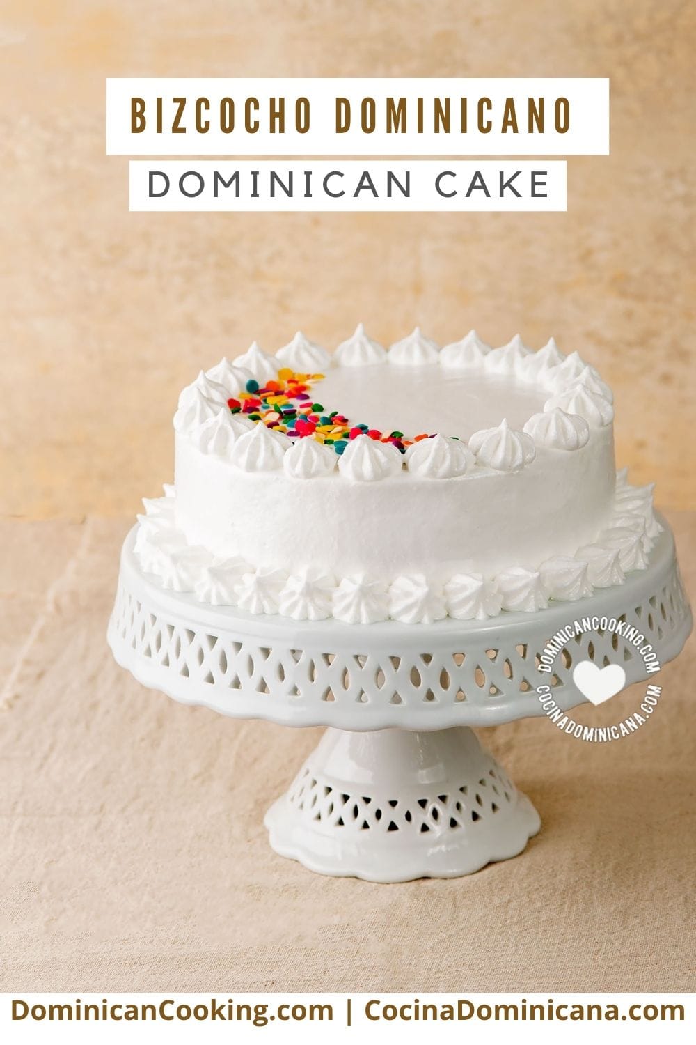 Bizcocho dominicano (dominican cake) recipe.