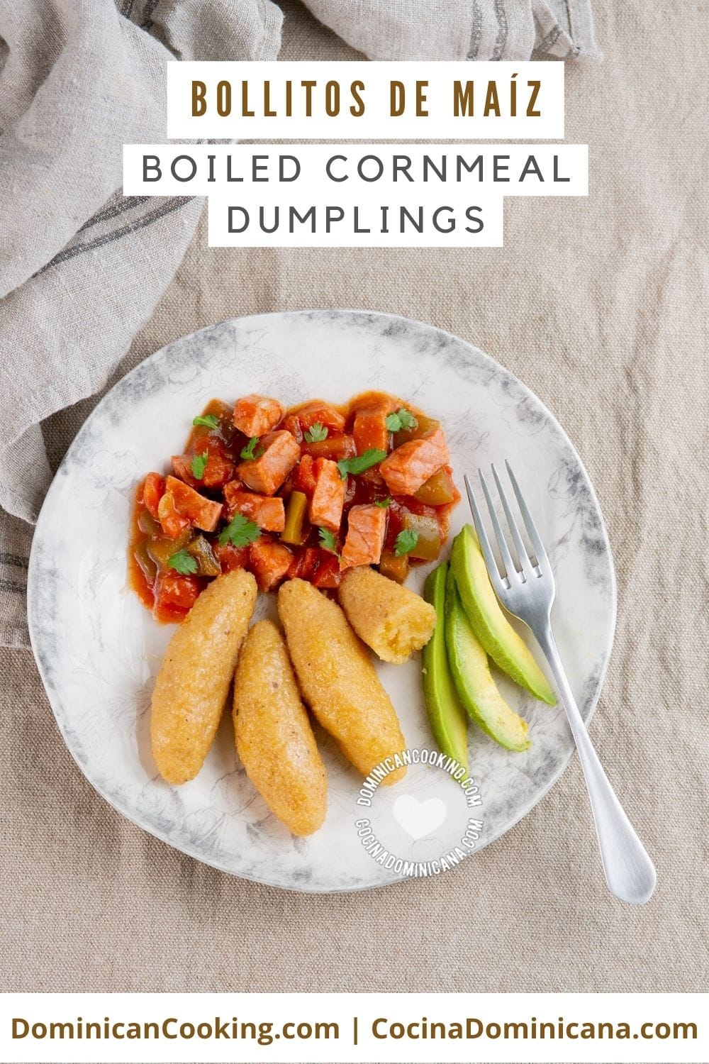 Boiled cornmeal dumplings recipe.