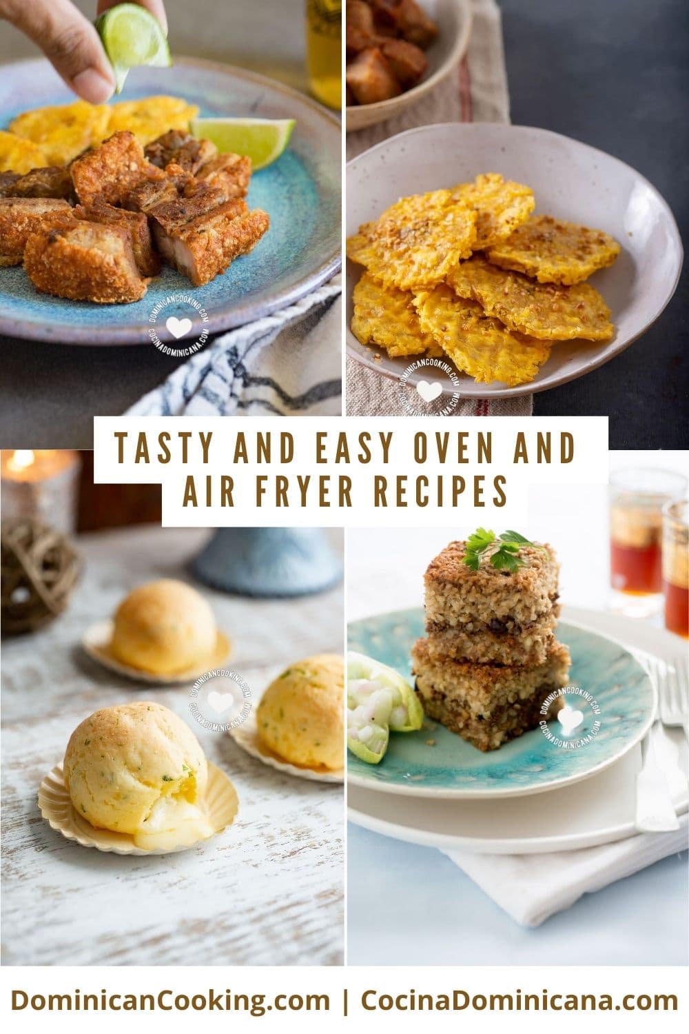 Oven and air fryer recipes.