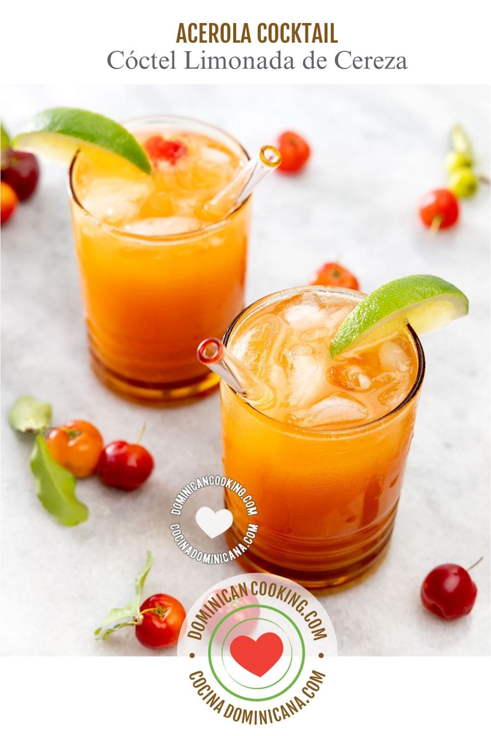 Acerola Cocktail [Video+Recipe] Cocktail de Cereza Dominicana