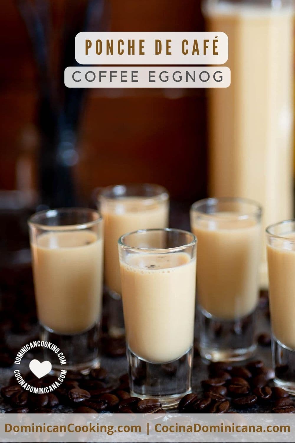 Ponche de cafe (coffee eggnog) recipe.