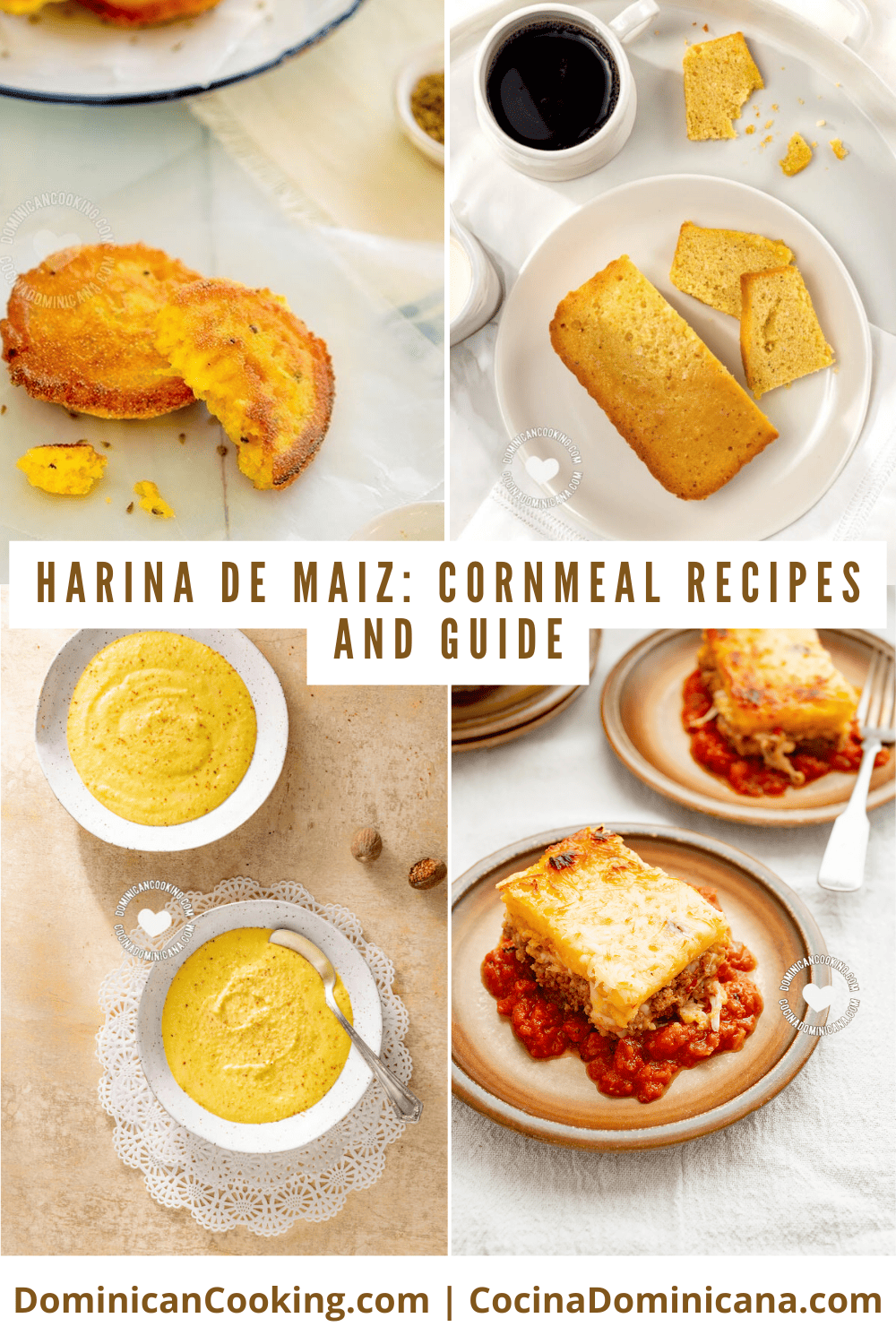 Cornmeal recipes and guide.