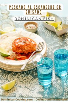 Pescado al escabeche guisado (dominican fish) recipe.