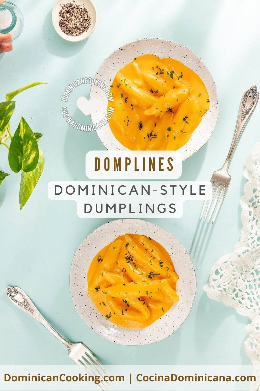 Dominican-style dumplings recipe.