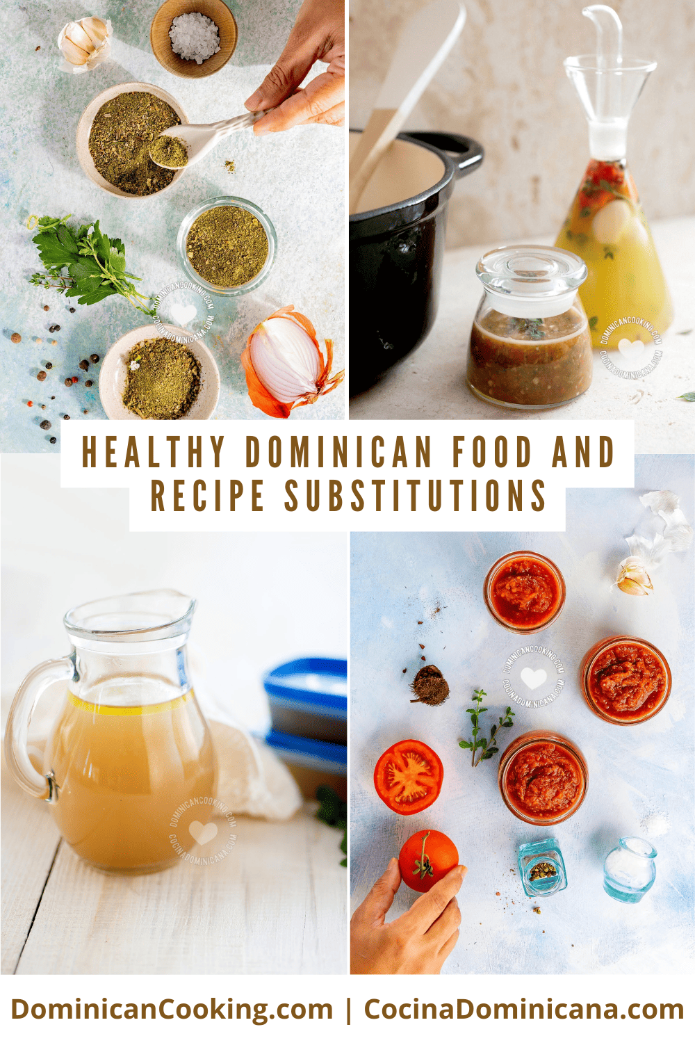 Healthy dominican food and substitutions.