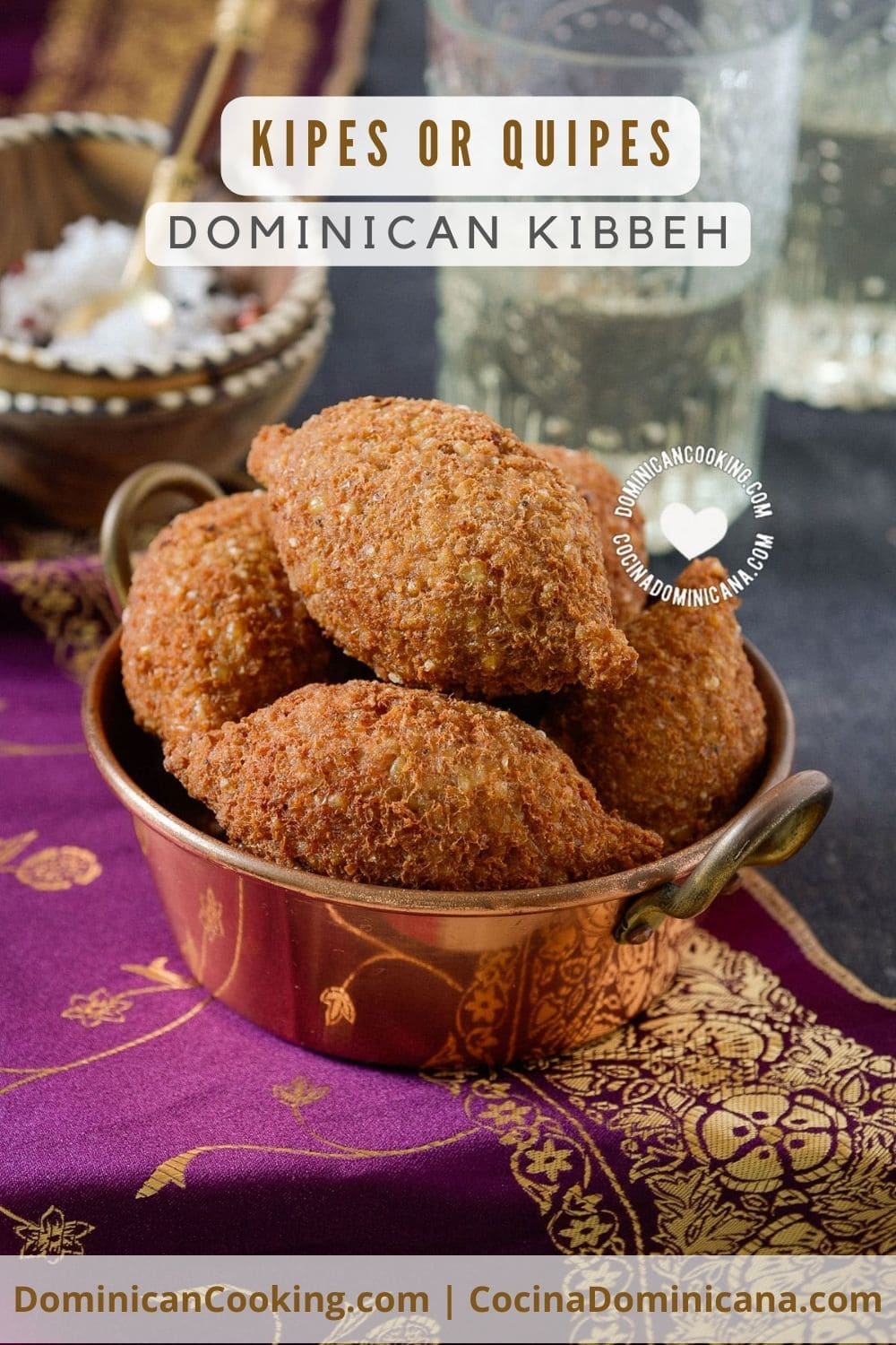 Kipe or quipe (kibbeh) recipe.