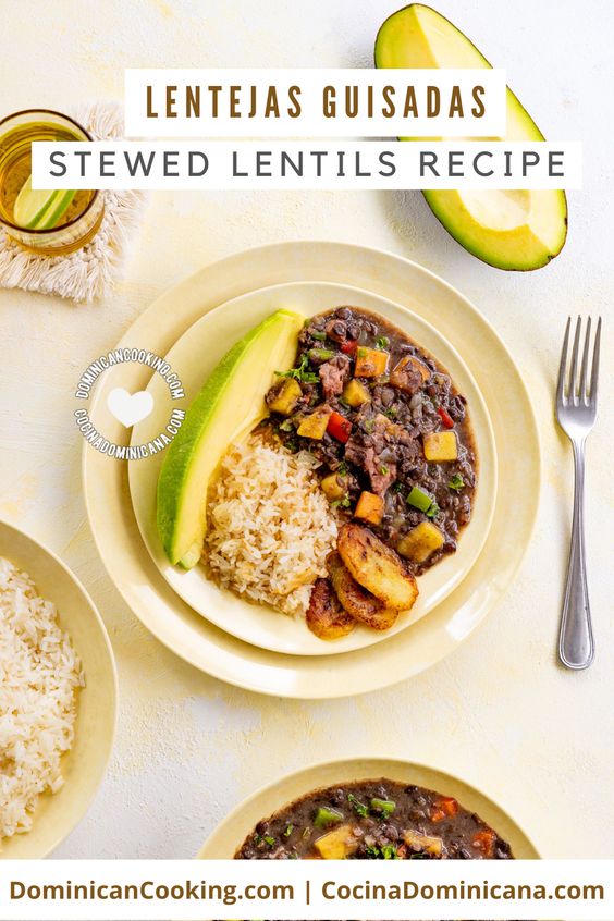 Lentejas guisadas (stewed lentils) recipe.