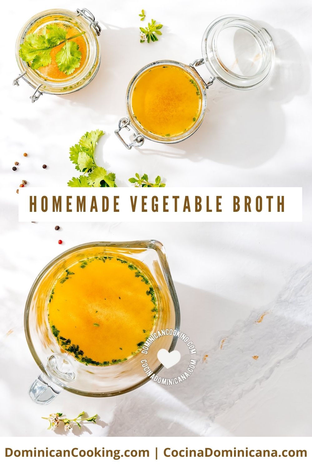 How to make homemade vegetable broth.