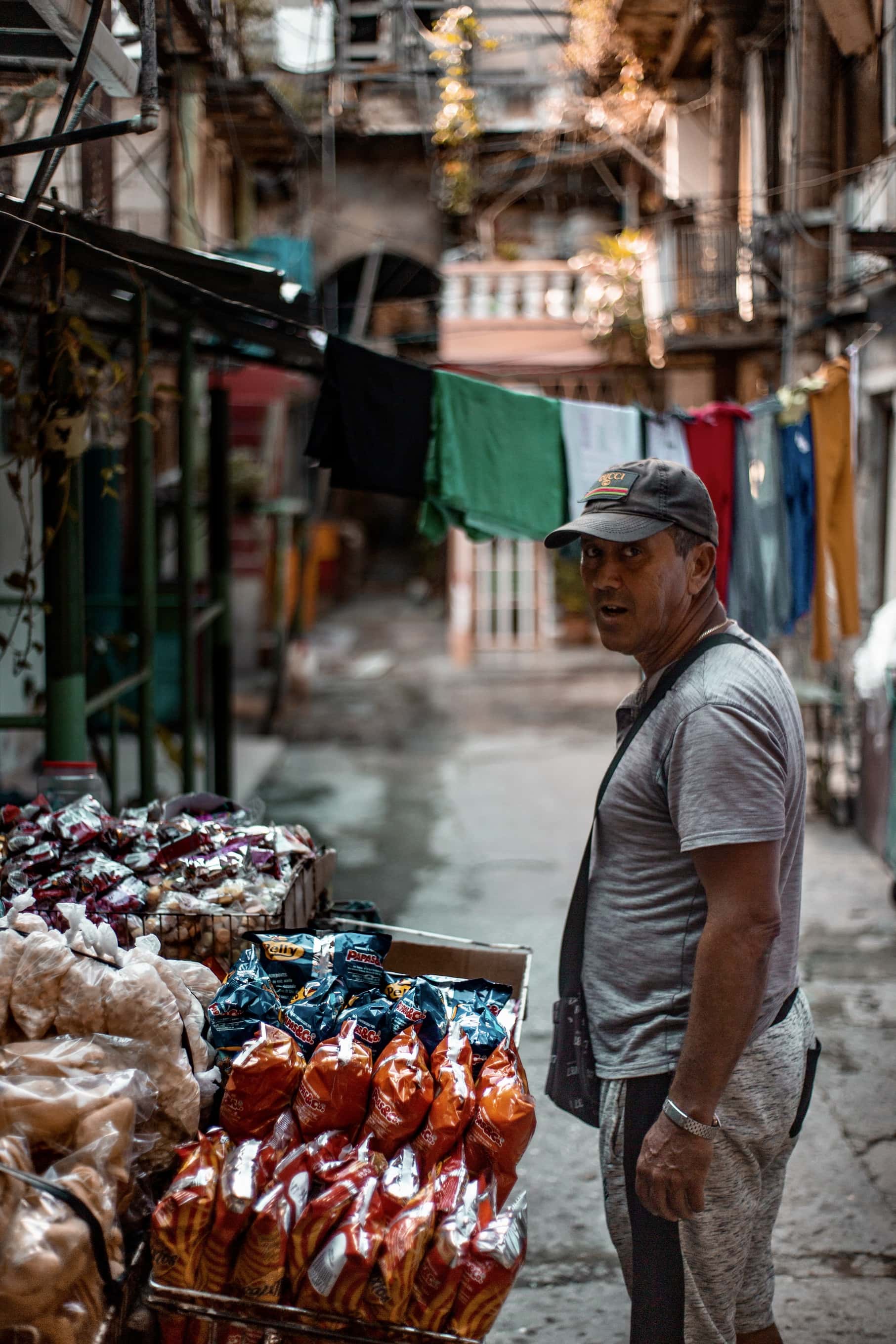 Havana street vendor.