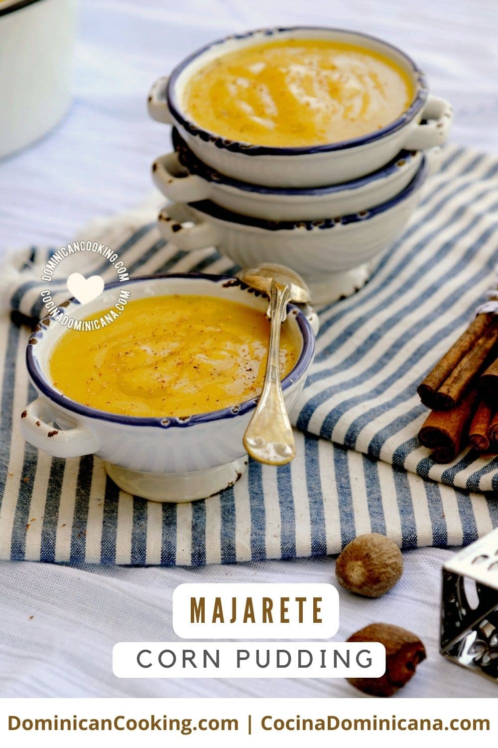 Majarete (corn pudding) recipe.