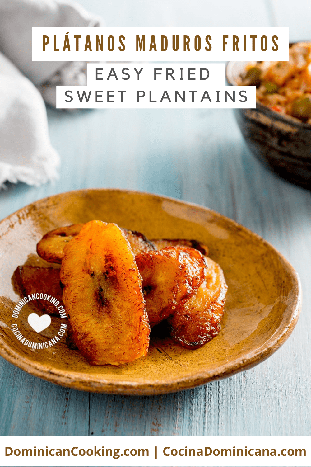 Fried sweet plantains recipe.