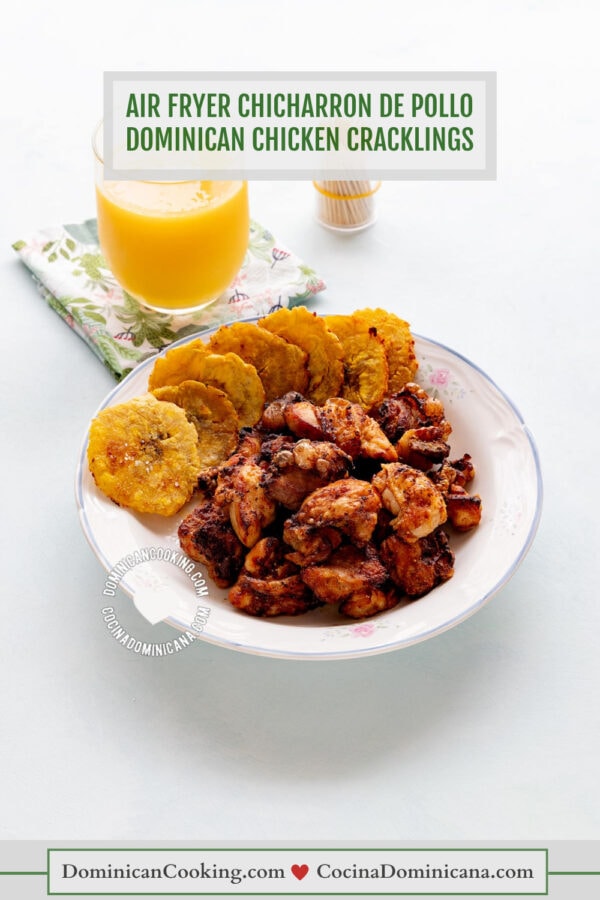 Air fryer chicharron de pollo.