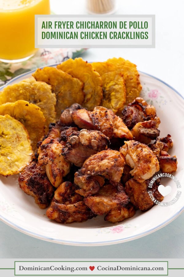 Air fryer chicharron de pollo.