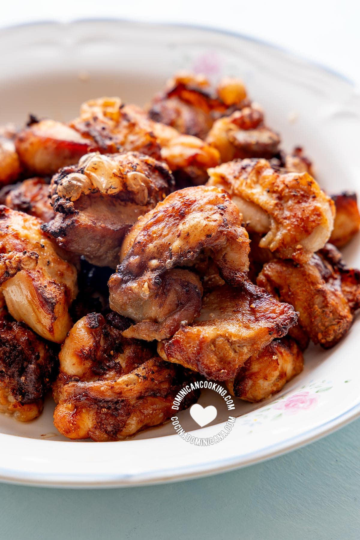 Air fryer chicharrones de pollo.