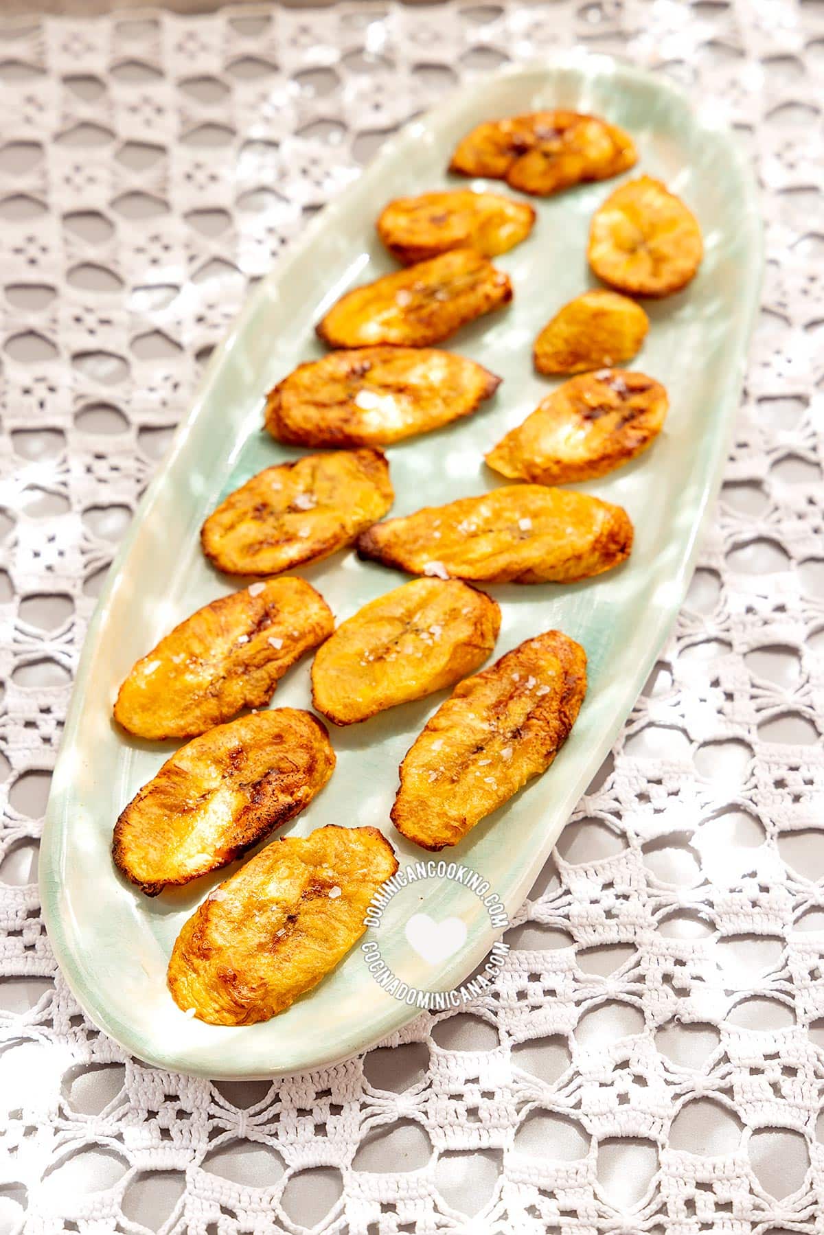 Air fryer fritos maduros.