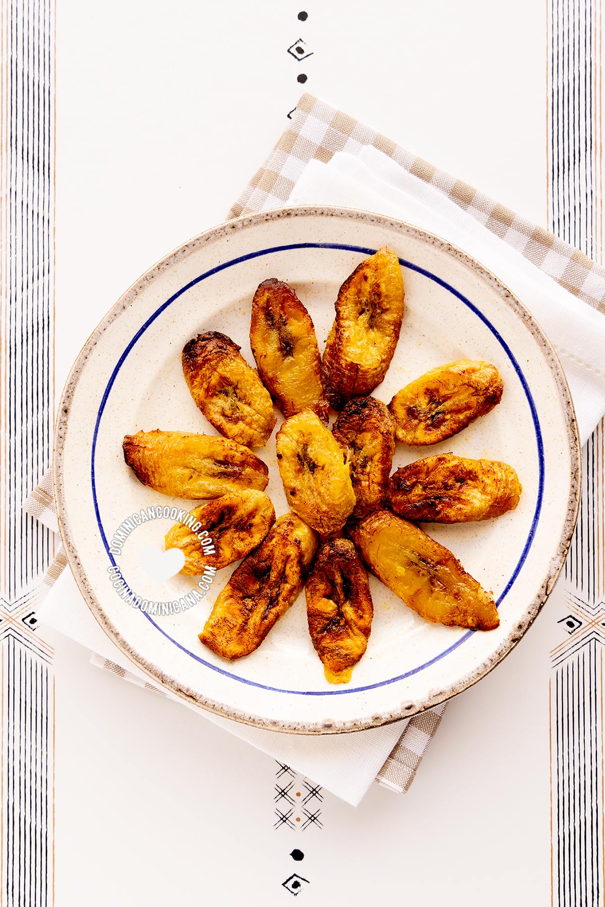 Air fryer fritos maduros.