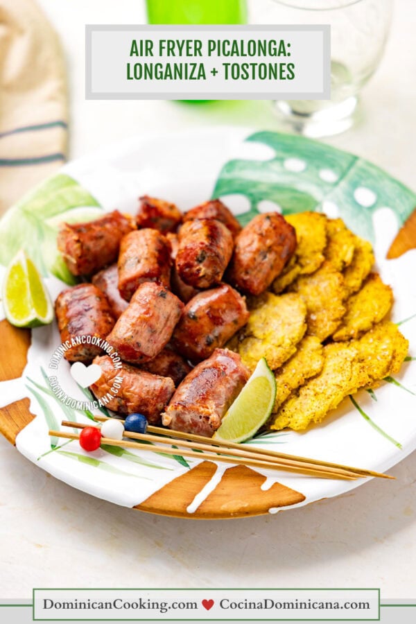 Air fryer longaniza (air fryer picalonga).