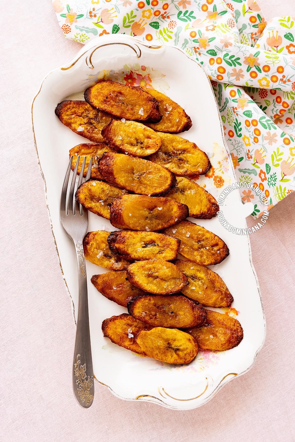 Air fryer fritos maduros.