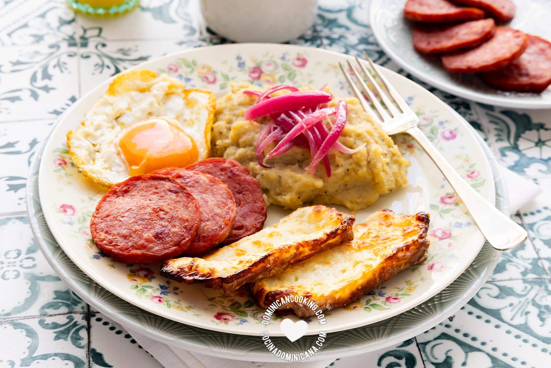 Mangu de guineo verde.
