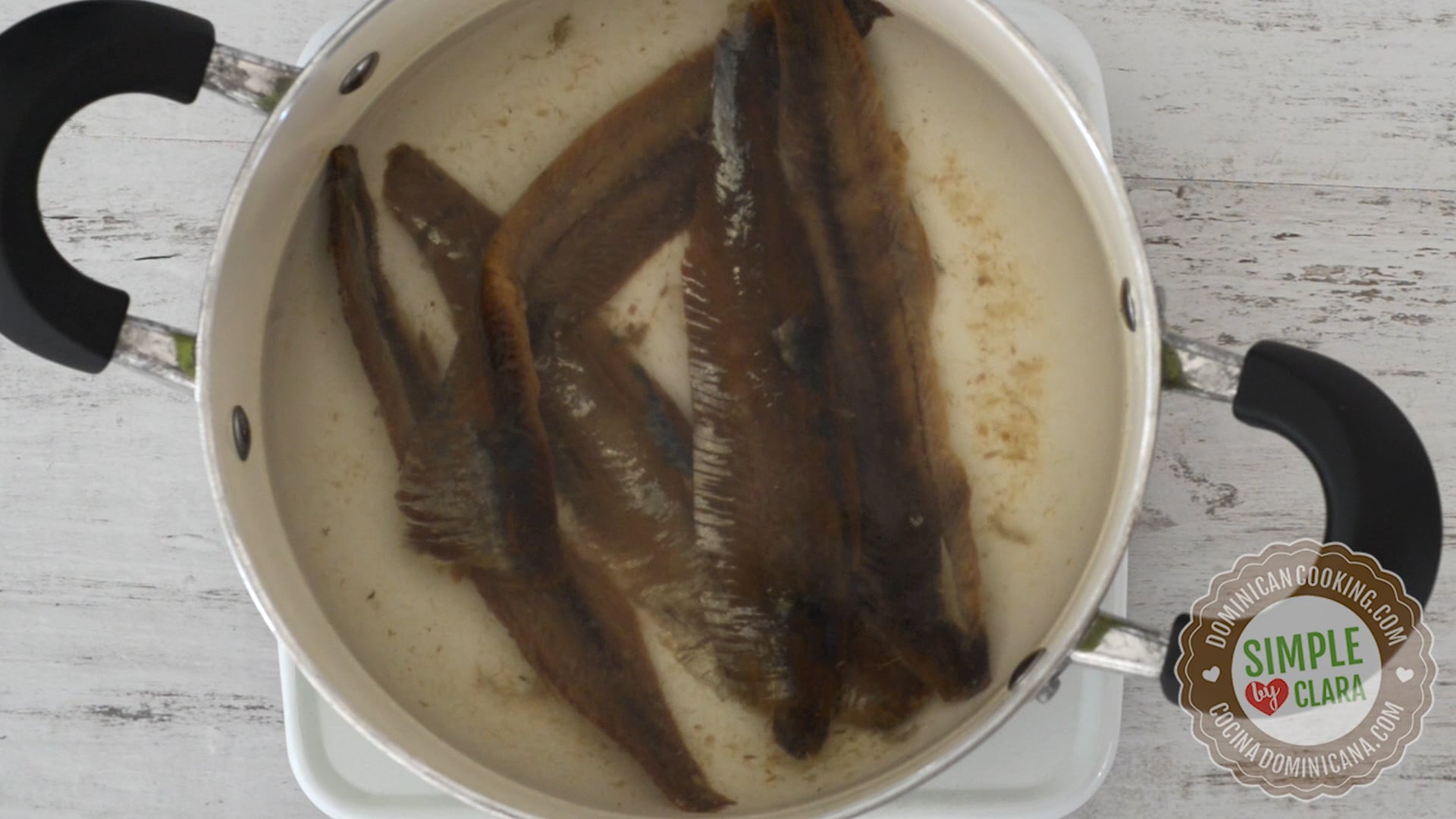 Boiling herring