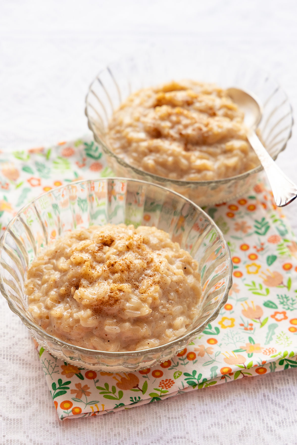 Leftover rice arroz con leche rice pudding.