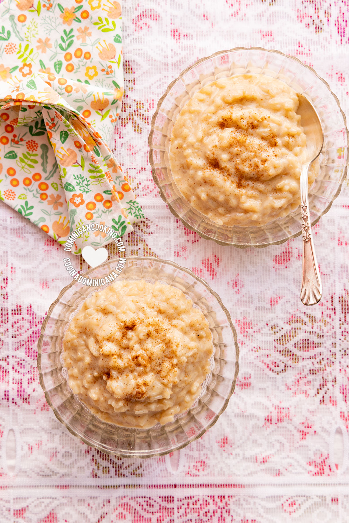 Leftover rice arroz con leche rice pudding.