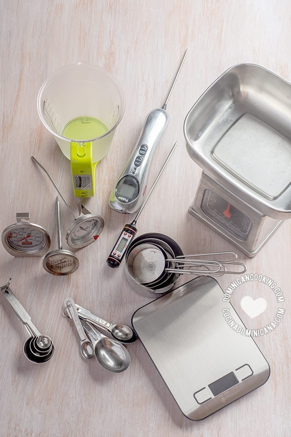 Basic kitchen utensils.