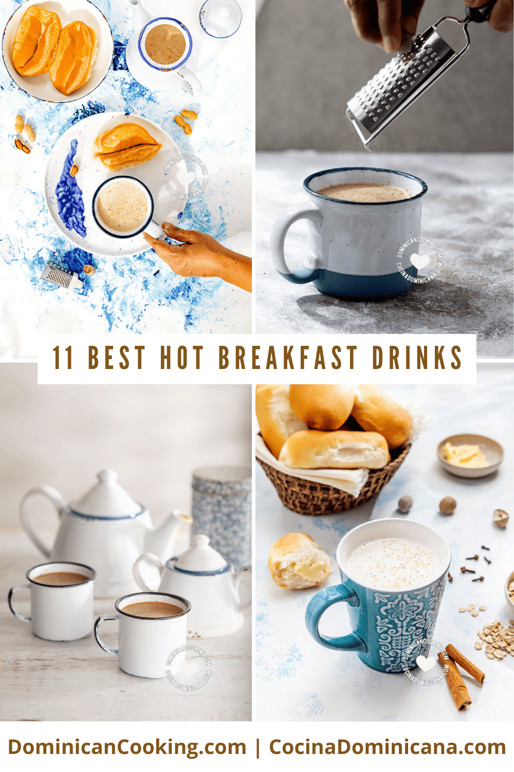 Hot breakfast drinks recipes.