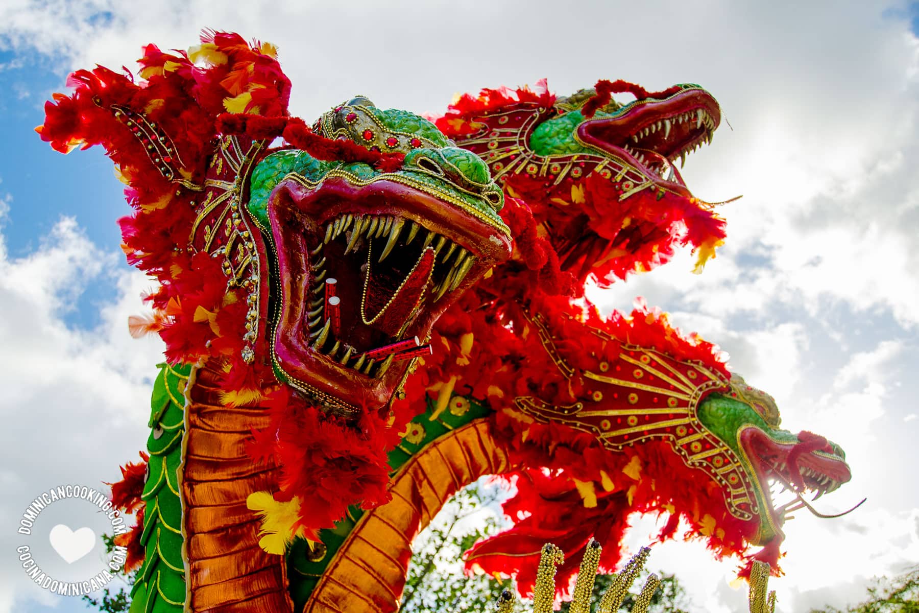 Chinese Dragon in Dominican carnival.