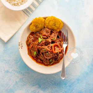 Chivo Guisado Picante (Spicy Goat Meat Stew)