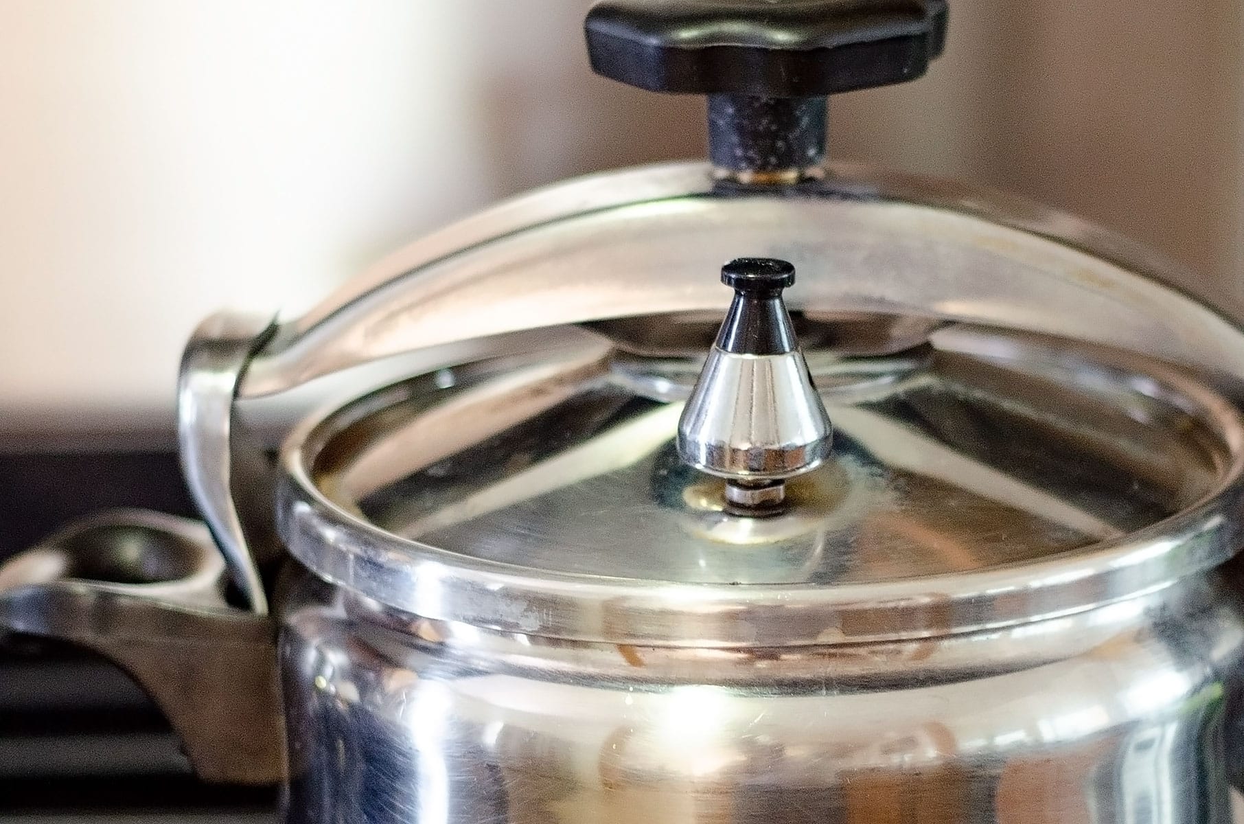 Boiling in pressure cooker