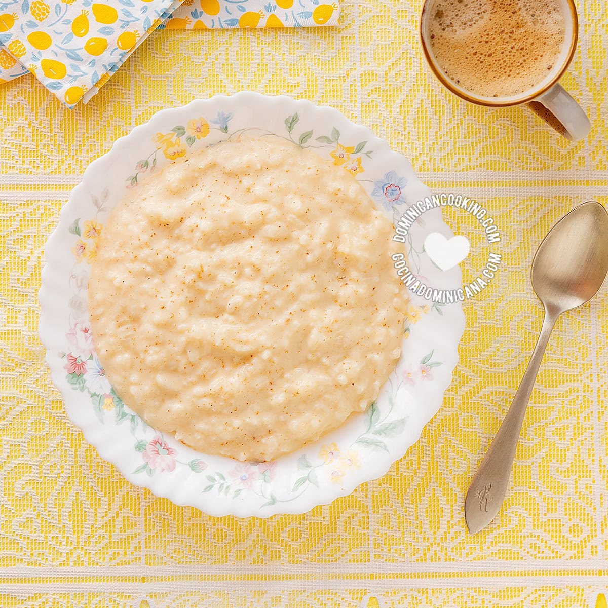 Arroz con Leche Salado (No-Sugar Breakfast Rice Porridge)