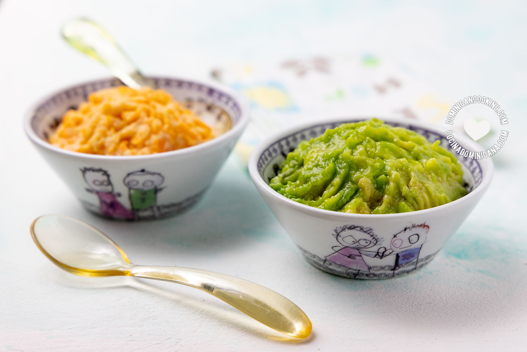 Dominican-style baby and toddler food.