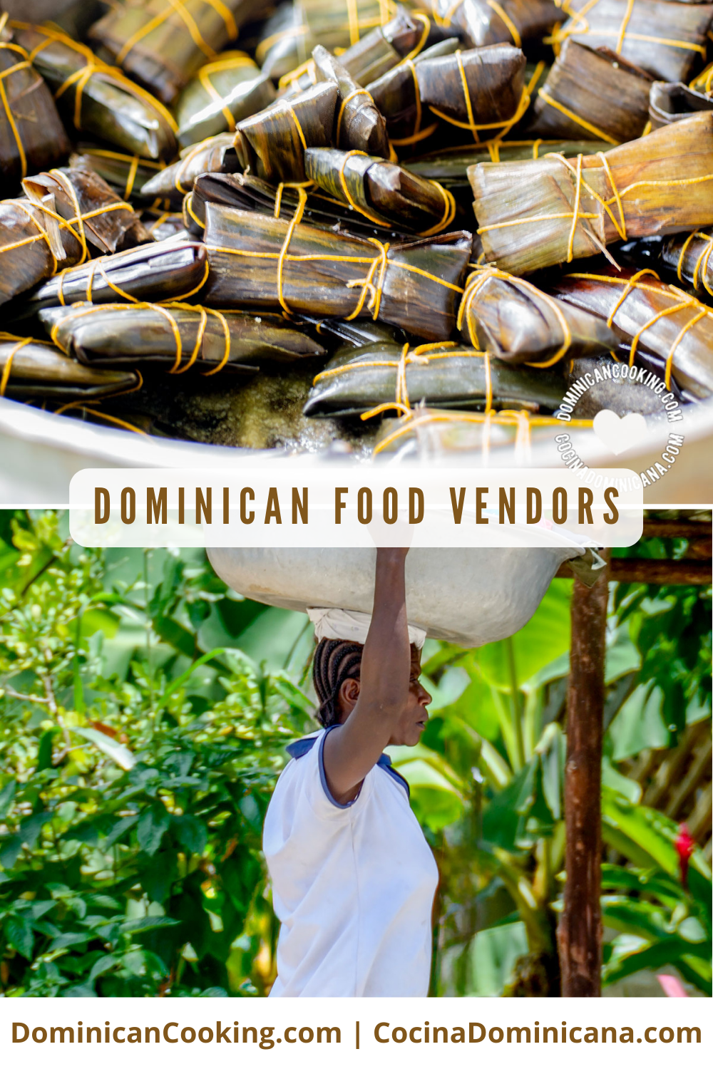Marchanta: Dominican street food vendor.