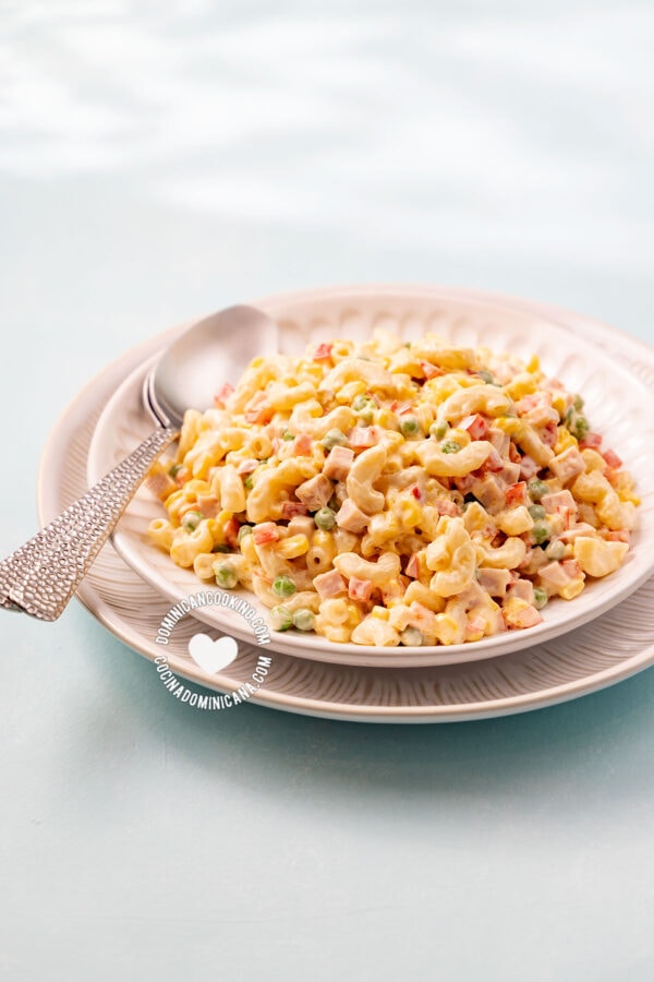 Ensalada de Coditos [Video+Recipe] Elbow Pasta Salad