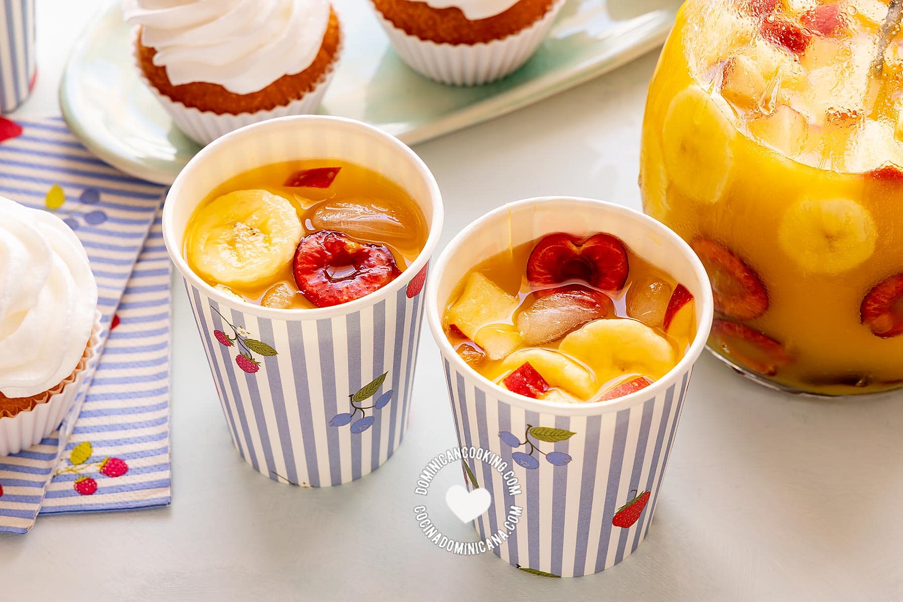 Fruit Punch Recipe (Ponche o Coctel de Frutas)