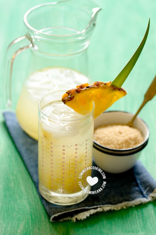Guarapo de Piña (Fermented Pineapple Juice)