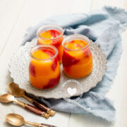 Helado de Potecito (Frozen Mango and Strawberry Jars)