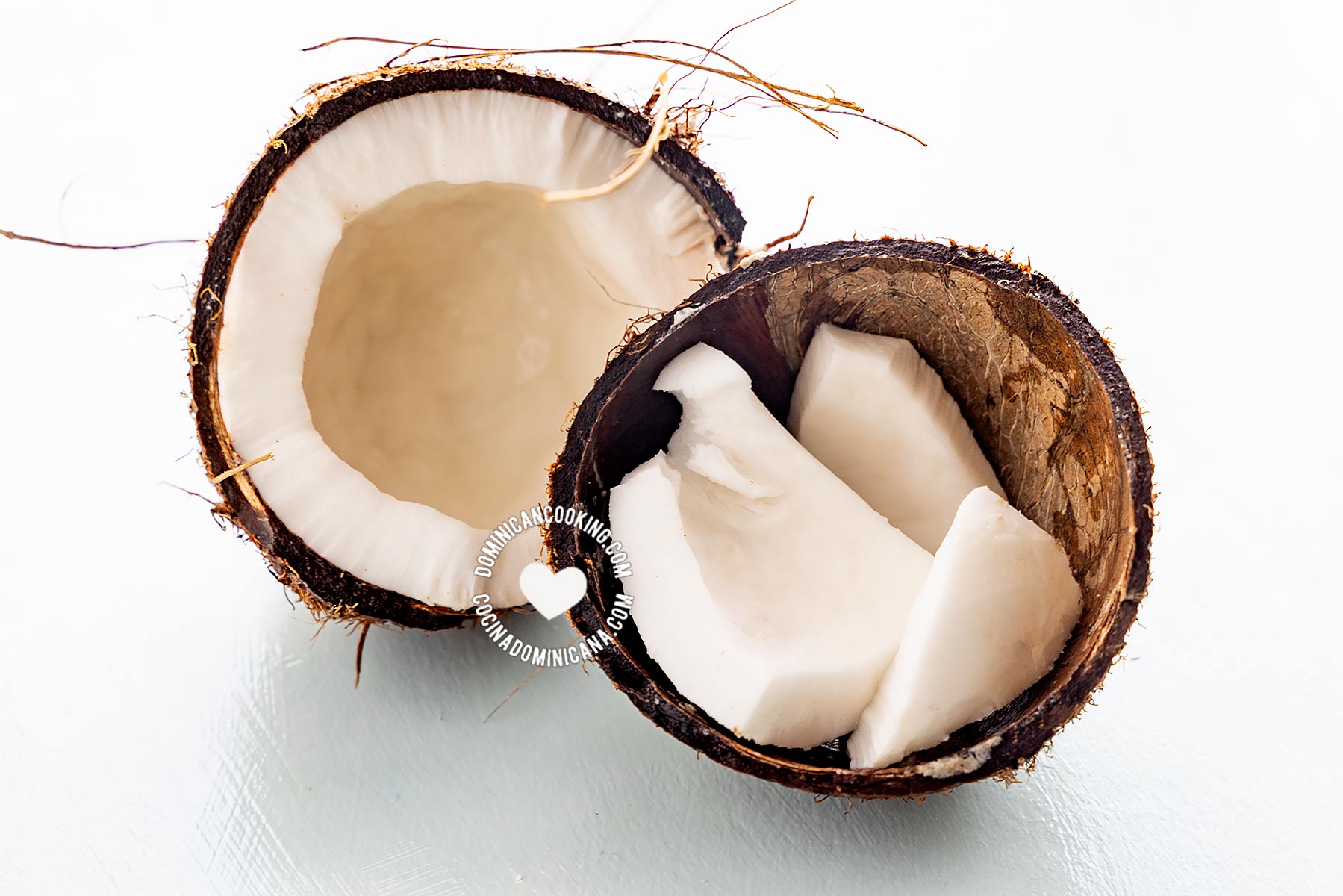 How to open a coconut.