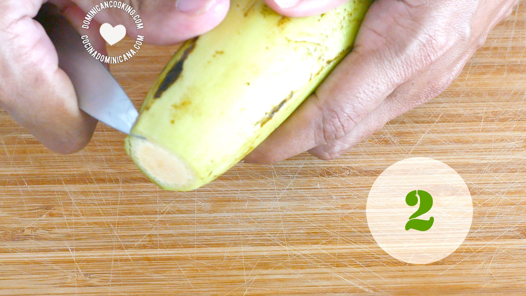How to peel plantains
