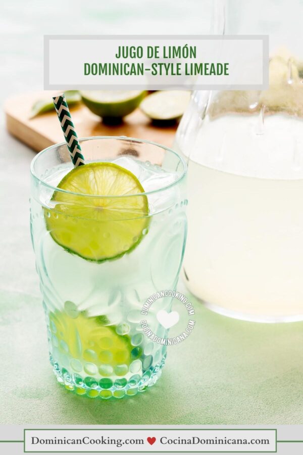 Jugo de limón (Dominican limonada limeade).