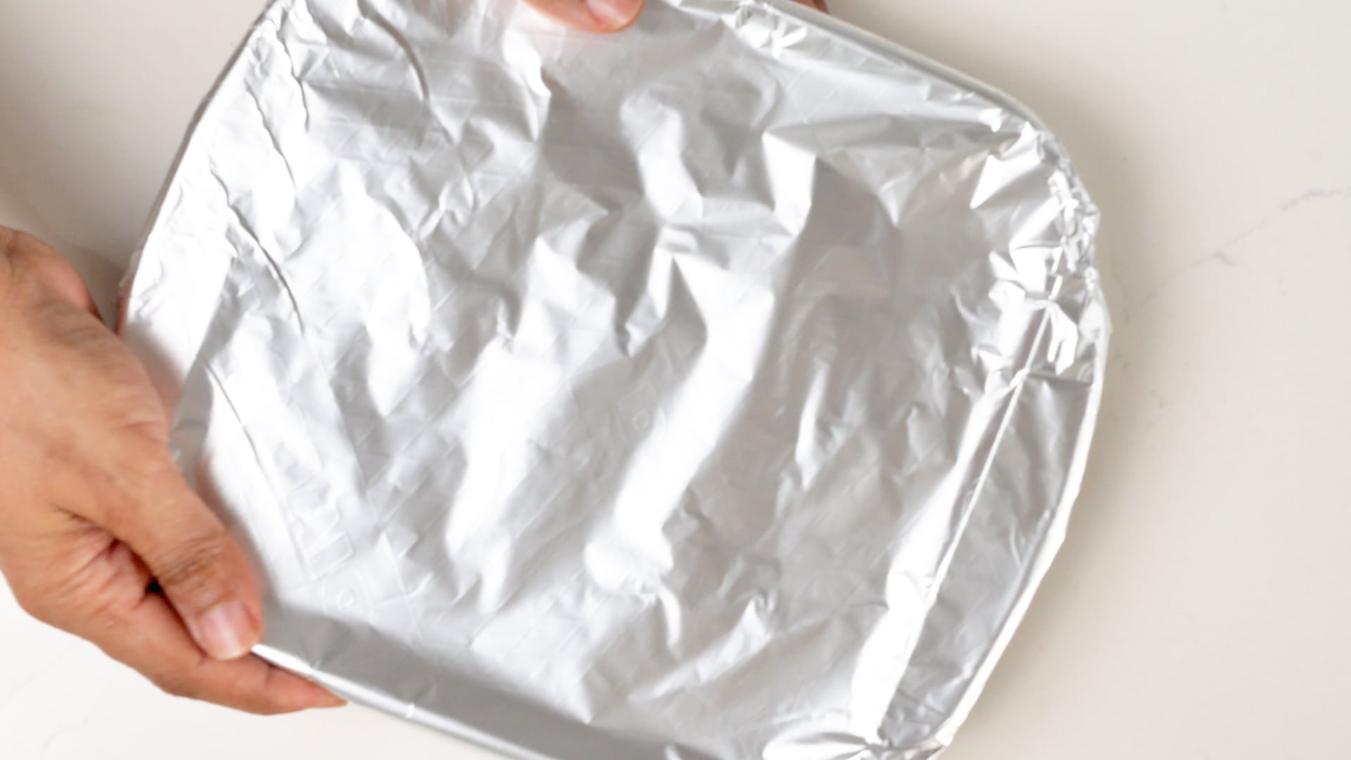 Covering with foil