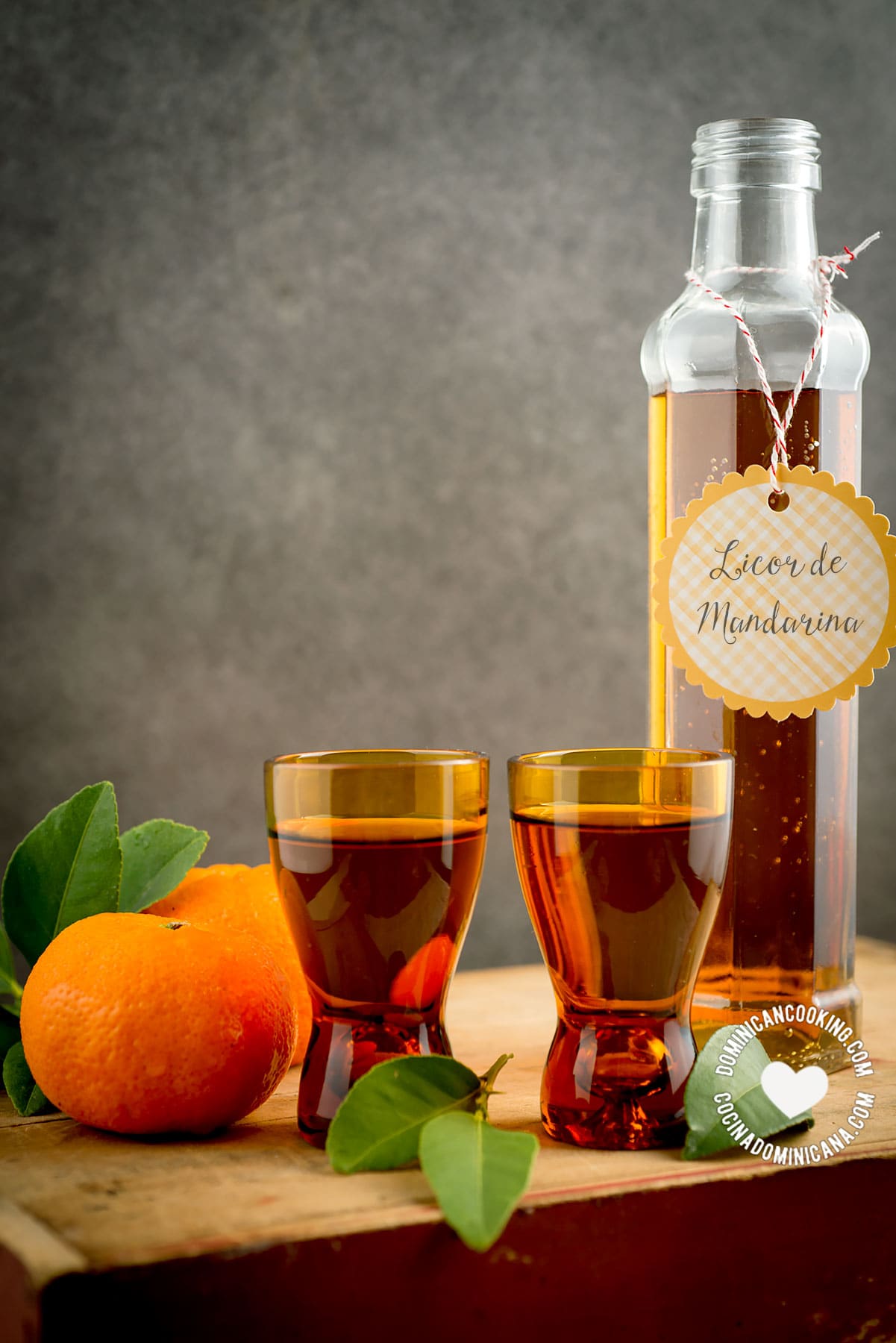 Mandarin orange liqueur.