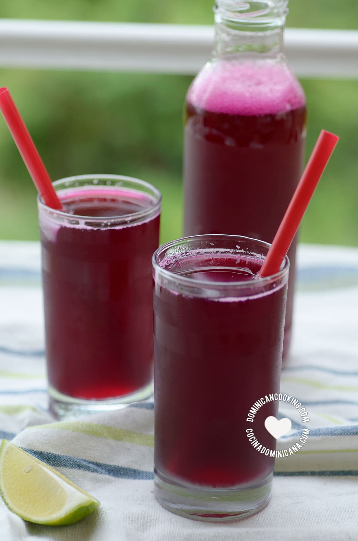 beetroot and lime juice