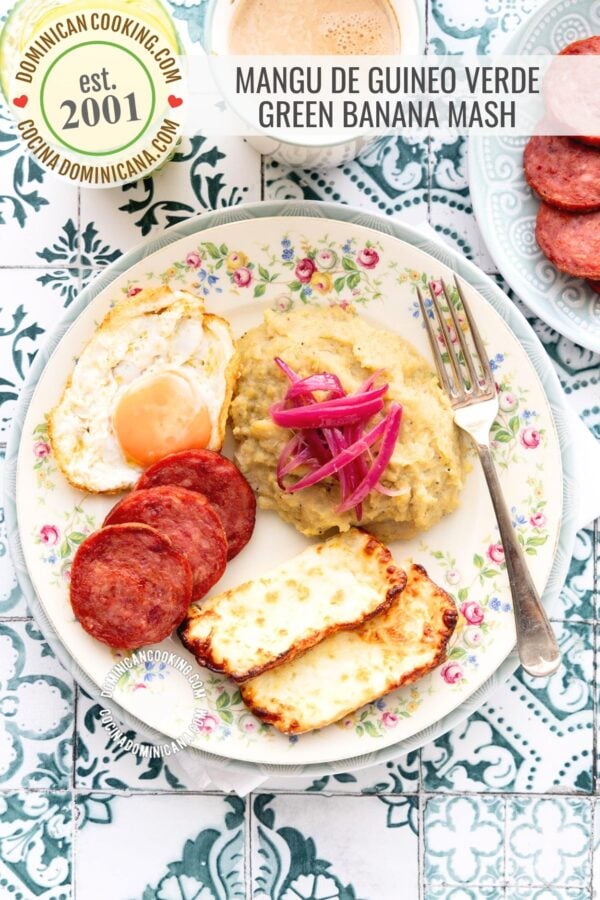 Mangu de guineo verde.